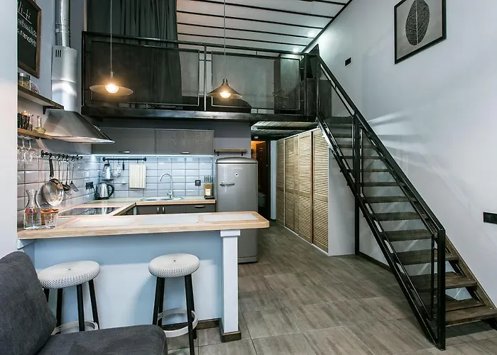 дворівнева для 4 гостей 32г-2 Apartment *